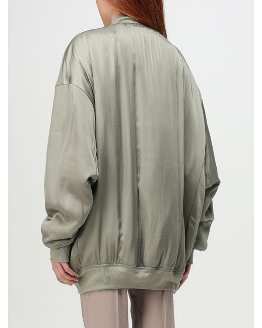 Rick Owens Gray Mantel Damen