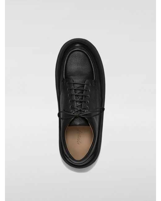Sneakers Cassapana in pelle a grana di Marsèll in Black