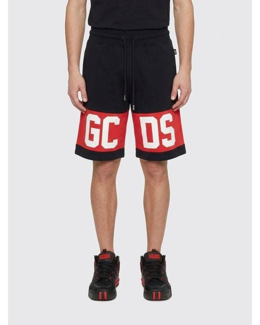 Gcds Red Jogging Shorts for men