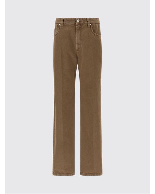 Brunello Cucinelli Natural Regular Cotton Denim Jeans