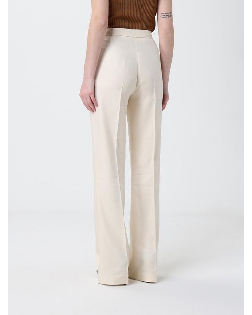 Pinko White Flared Trousers