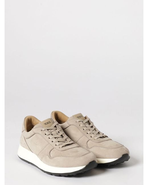 Tod's White Suede Sneakers for men