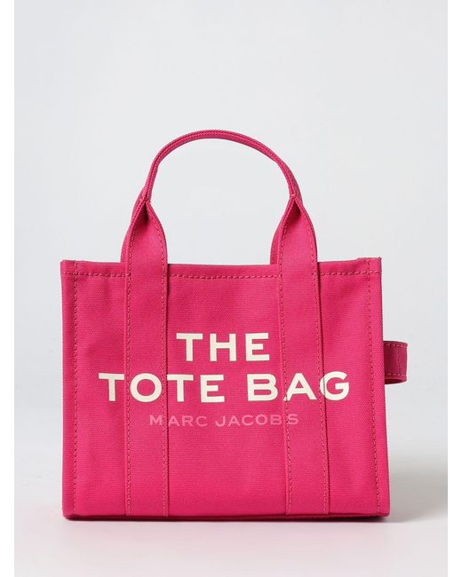 Marc Jacobs Pink The Tote Bag Small Canvas Bag