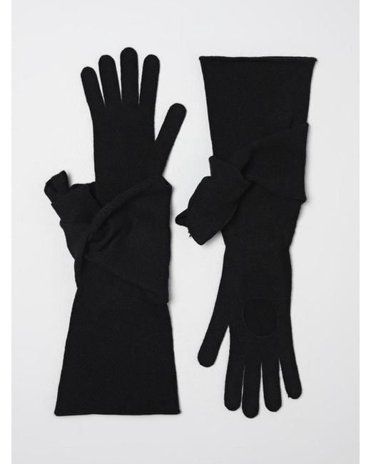 Moschino Couture Black Gloves