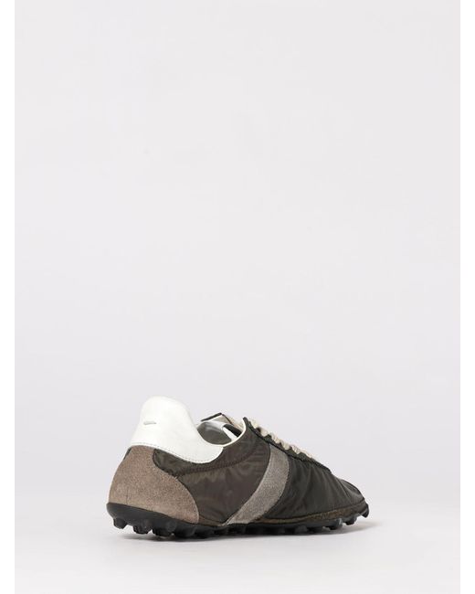 Maison Margiela White Nylon And Suede Sprinters Sneakers for men