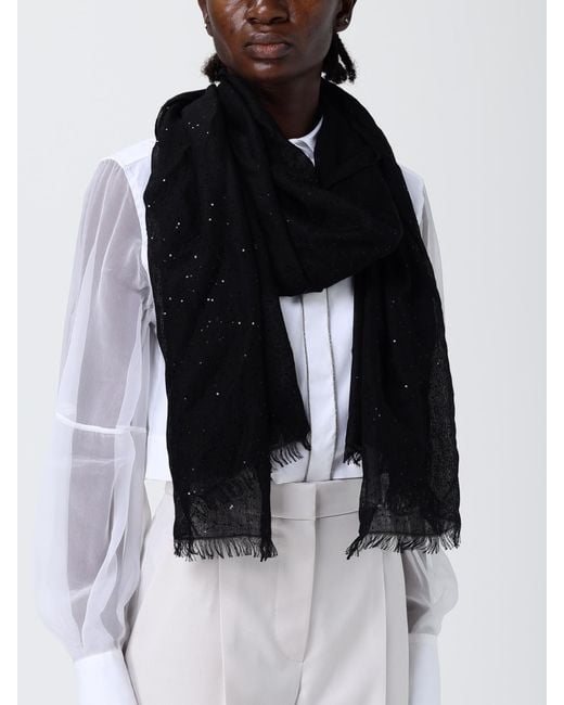 Brunello Cucinelli Black Scarf