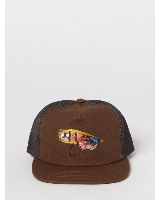 Filson Brown Durham Cotton Twill And Mesh Nylon Cap for men