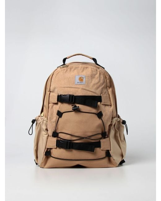 Carhartt Brown Backpack With Logo for men