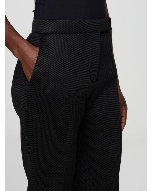 Max Mara Black Classic Mesh Trousers