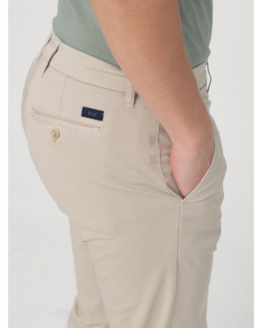 Fay Natural Trousers for men