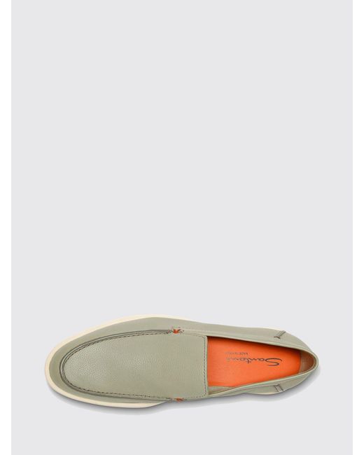 Santoni Green Loafers for men