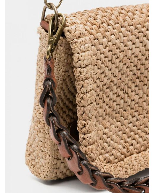 IBELIV Natural Opera Raffia Bag