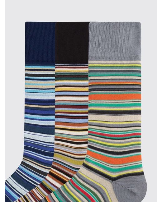 Paul Smith Blue Socks for men