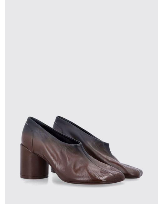 MM6 by Maison Martin Margiela Brown Flat Shoes