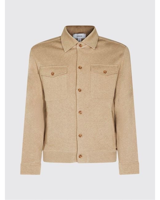 Lardini Natural Cotton Shirt Jacket for men