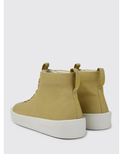 Camper Green Courb Sneakers In Calfskin for men