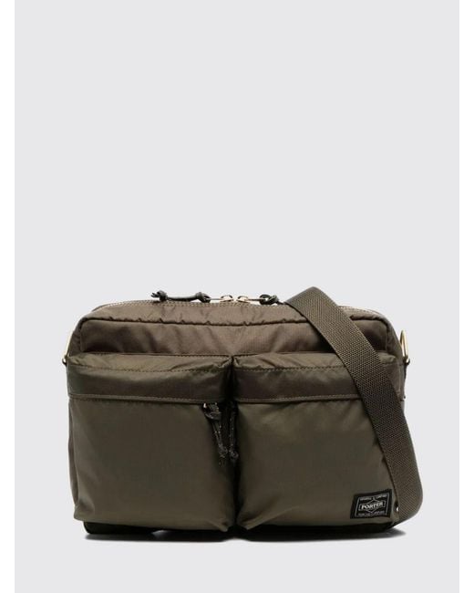 Porter-Yoshida and Co Gray Nylon Shoulder Bag for men