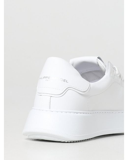 Philippe Model White Trainers for men