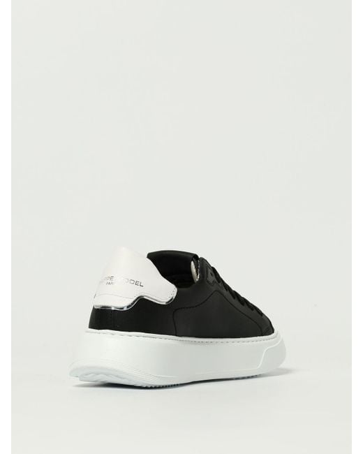 Baskets Femme Philippe Model en coloris Black