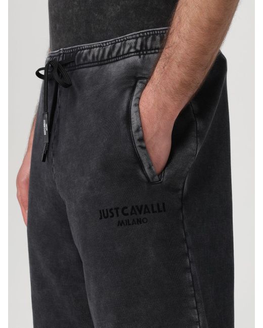 Short Just Cavalli pour homme en coloris Black