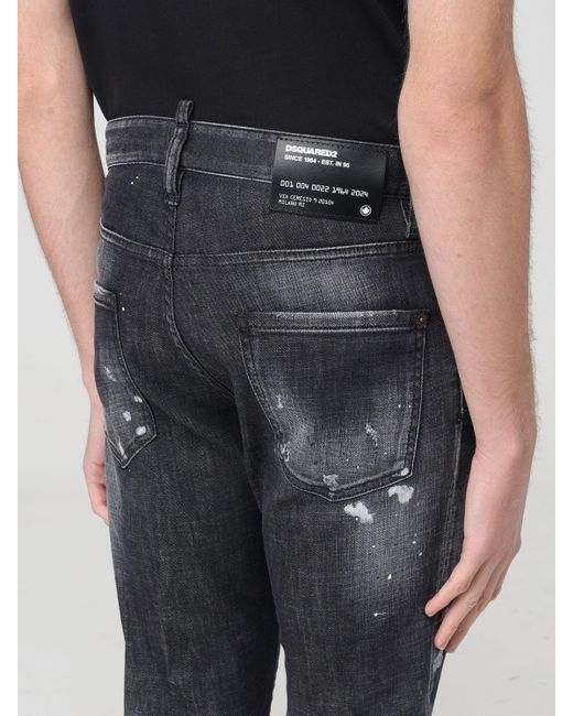 DSquared² Black Jeans for men
