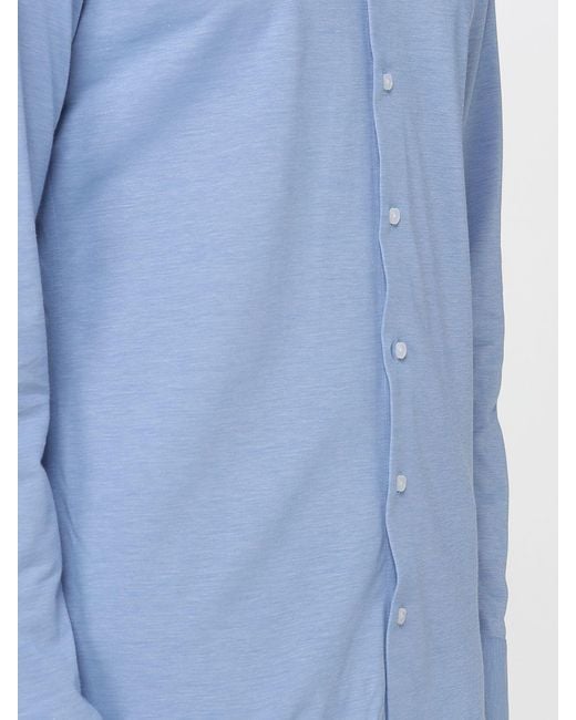 Michael Kors Blue Cotton Blend Shirt for men