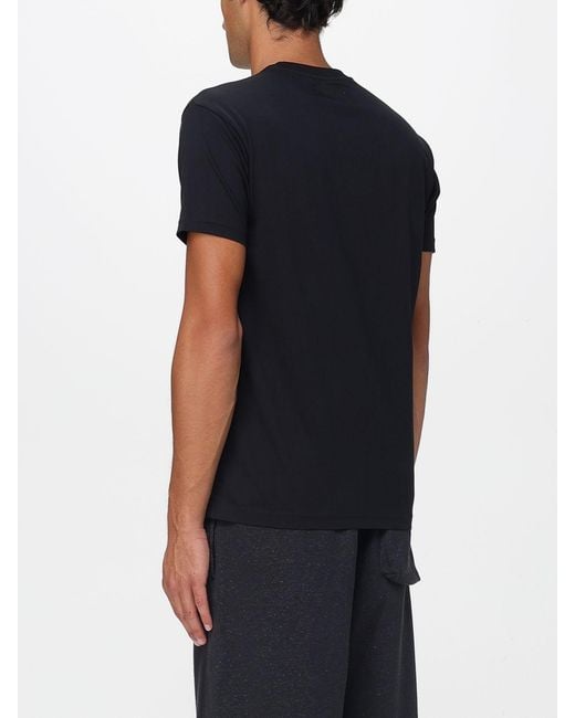 Vivienne Westwood Black Cotton T-Shirt With Logo for men