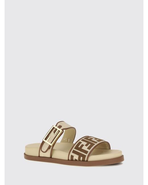 Fendi Brown Heeled Sandal