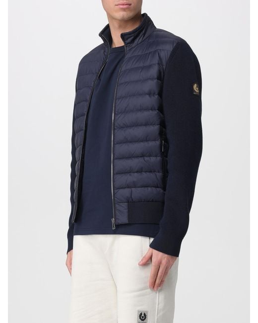 Belstaff Blue Control Hybrid Cardigan for men