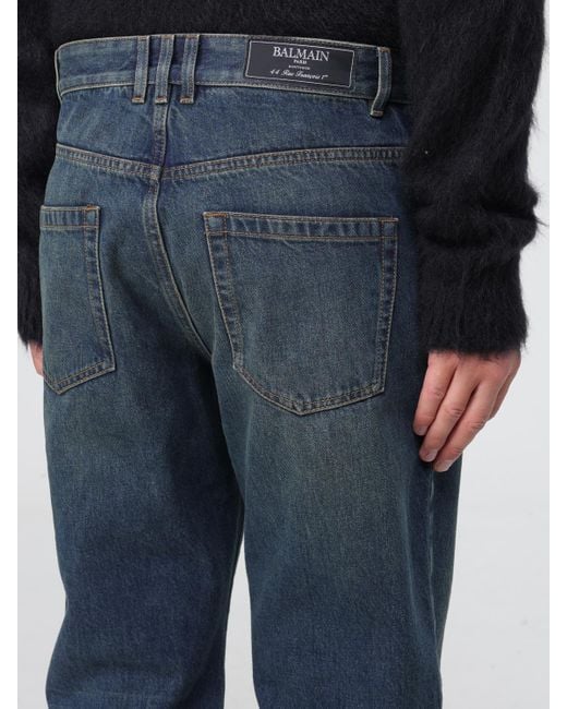 Balmain Blue Denim Jeans for men