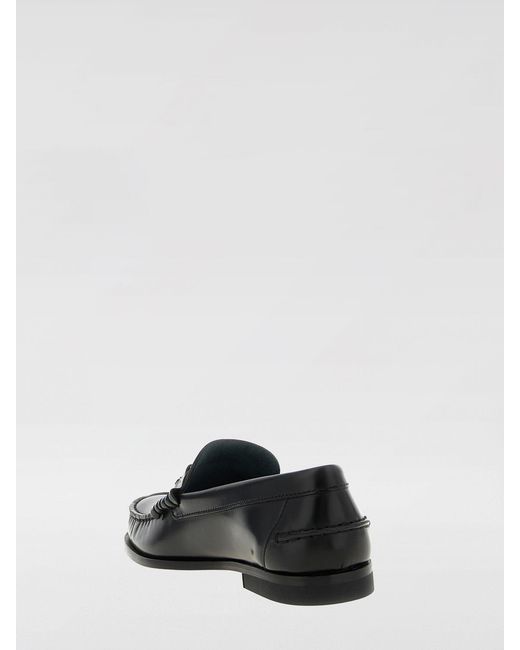 Tod's White T Timeless Brushed Leather Loafers