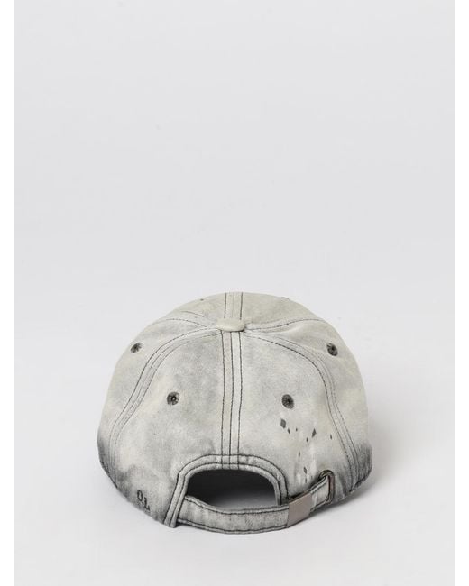 Our Legacy White Bleached Denim Ballcap Hat for men