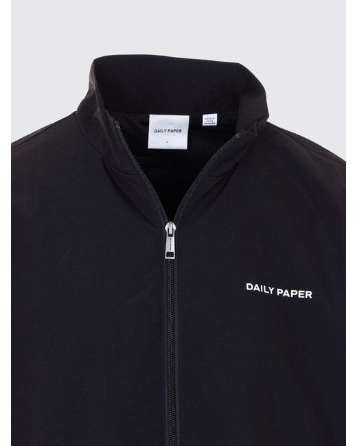 Daily Paper Black Eward Technical Fabric Jacket for men