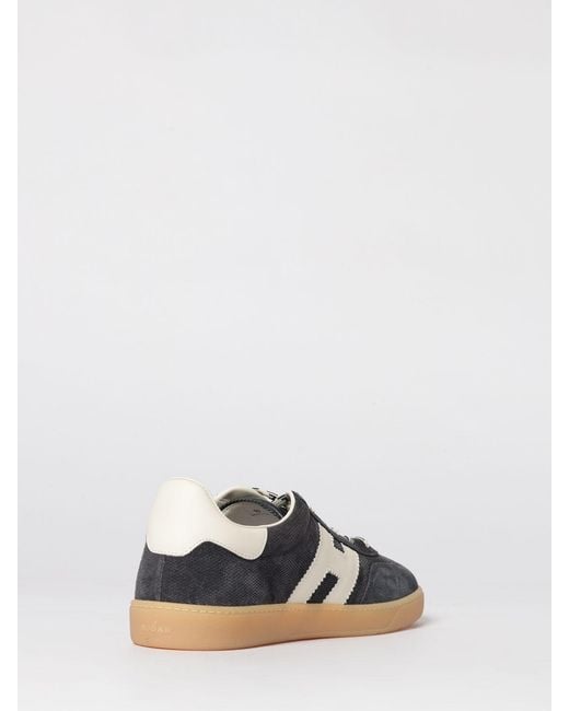 Hogan White Cool Suede Sneakers for men