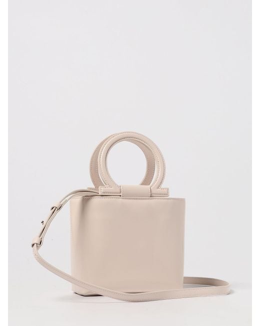 Ferragamo Natural Schultertasche Damen