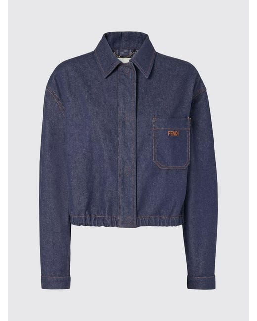Fendi Blue Denim Jacket