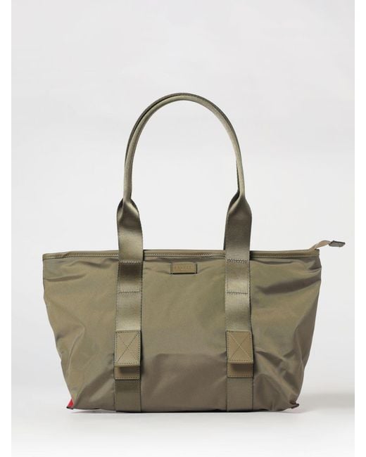 Lancel Natural Mistral Rollable Nylon Bag