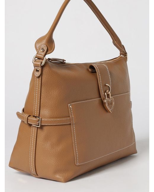 Liu Jo Brown Tasche Aus Genarbtem Kunstleder