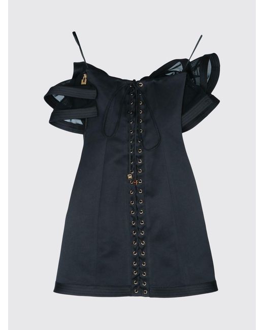 Elisabetta Franchi Black Mini Dress