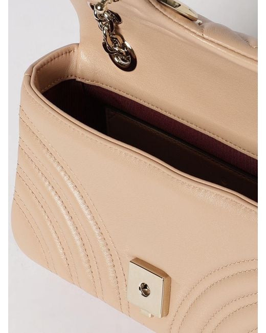 Borsa A Spalla Gg Marmont Piccola di Gucci in Natural