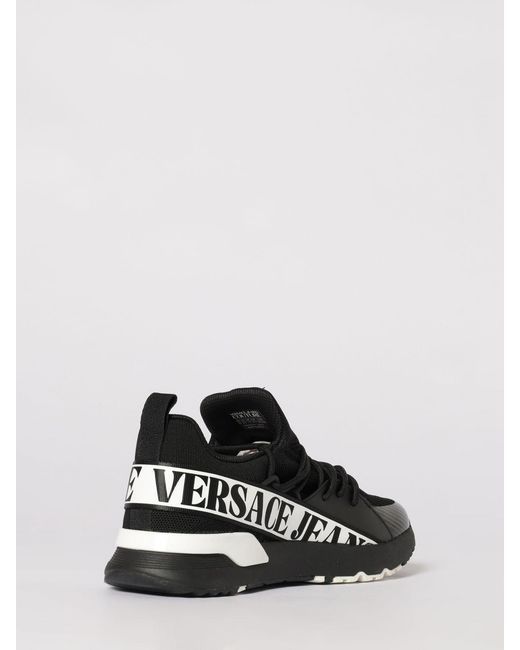 Versace Jeans Couture White Mesh Sneakers for men
