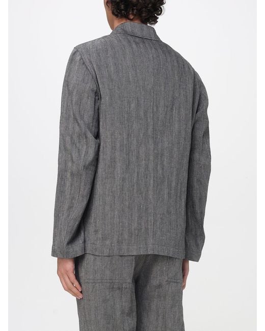 Dries Van Noten Gray Shirt Jacket for men