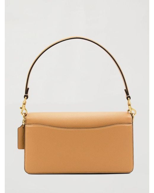 COACH Natural Tabby 26 Grained Leather Bag