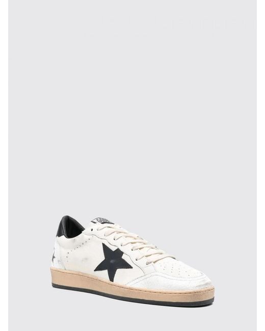Golden Goose Deluxe Brand White Ball Star Used Nappa Sneakers for men