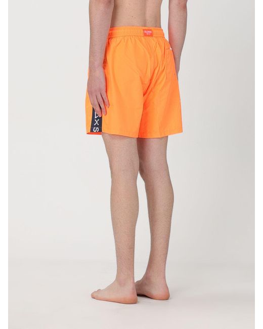 Sun 68 Orange Swimsuit for men