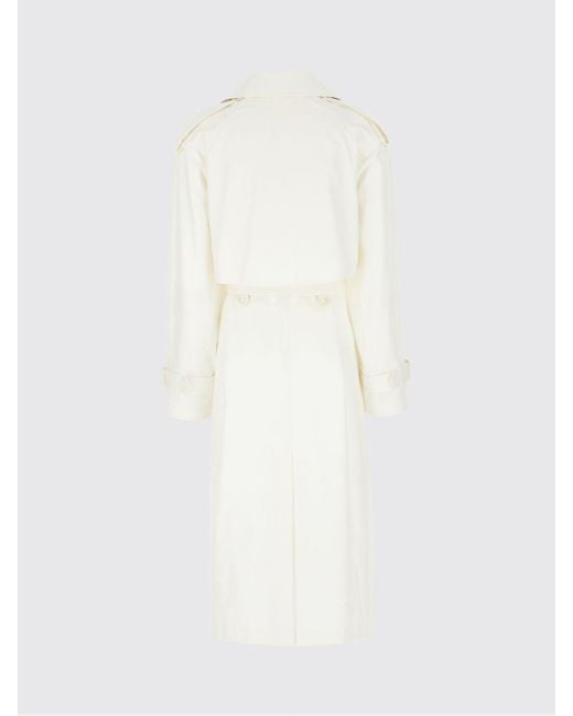 Burberry White Trench Coat