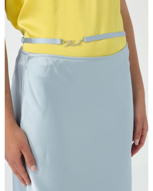 Karl Lagerfeld Blue Skirt