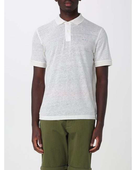 Sun 68 White T-Shirt for men