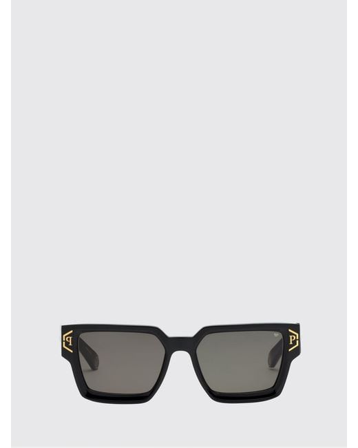 Philipp Plein Gray Sunglasses for men