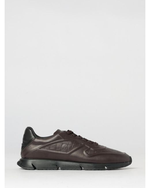 Cesare Paciotti Multicolor Leather Sneakers for men
